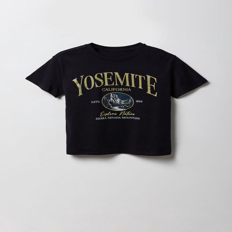 T-shirt carr  imprim Yosemite