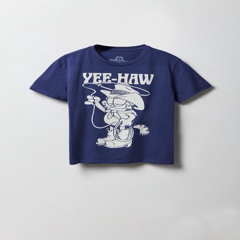 T-shirt de coupe garonne  imprim Garfield Yeehaw