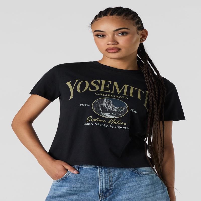 Yosemite Graphic Boxy T-Shirt