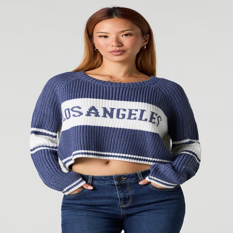 Destination Jacquard Knit Striped Sweater