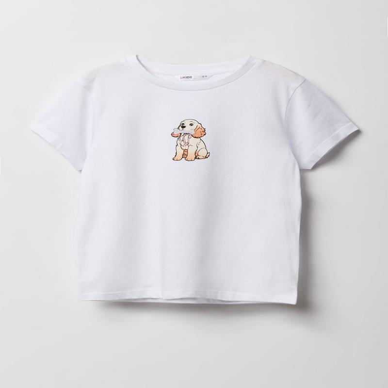 Girls Doggy & Bone Graphic T-Shirt