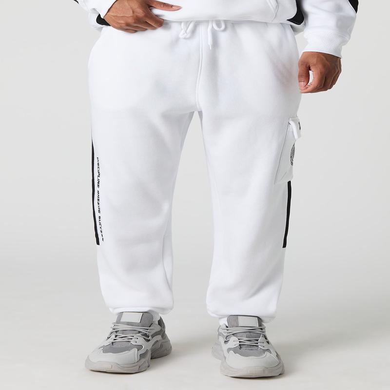 Jogger cargo en molleton  imprim Racing