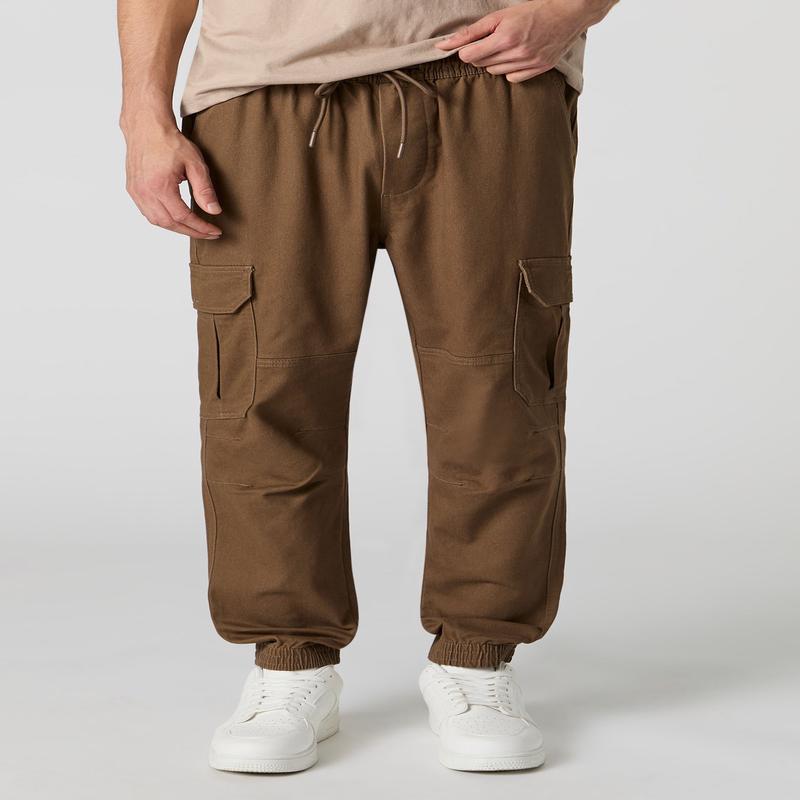 Jogger cargo en tricot doux