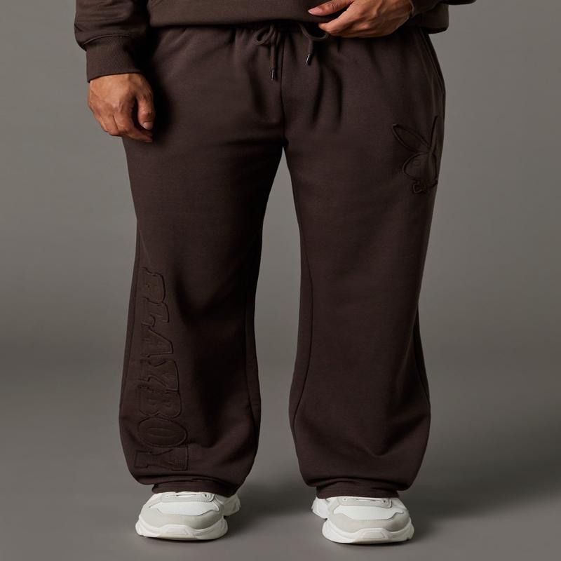 Pantalon d'entranement en molleton avec empicement Playboy