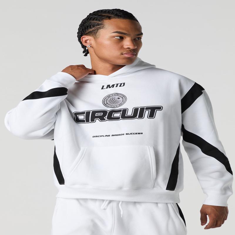 Racing Graphic Fleece Hoodie