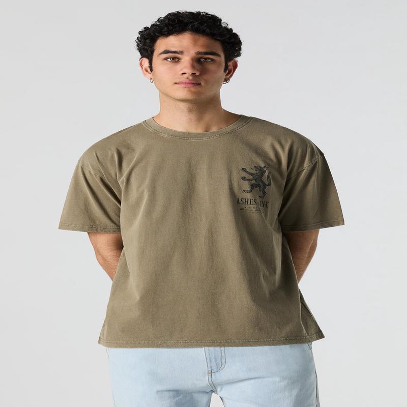 T-shirt  imprim Ashes To Ink