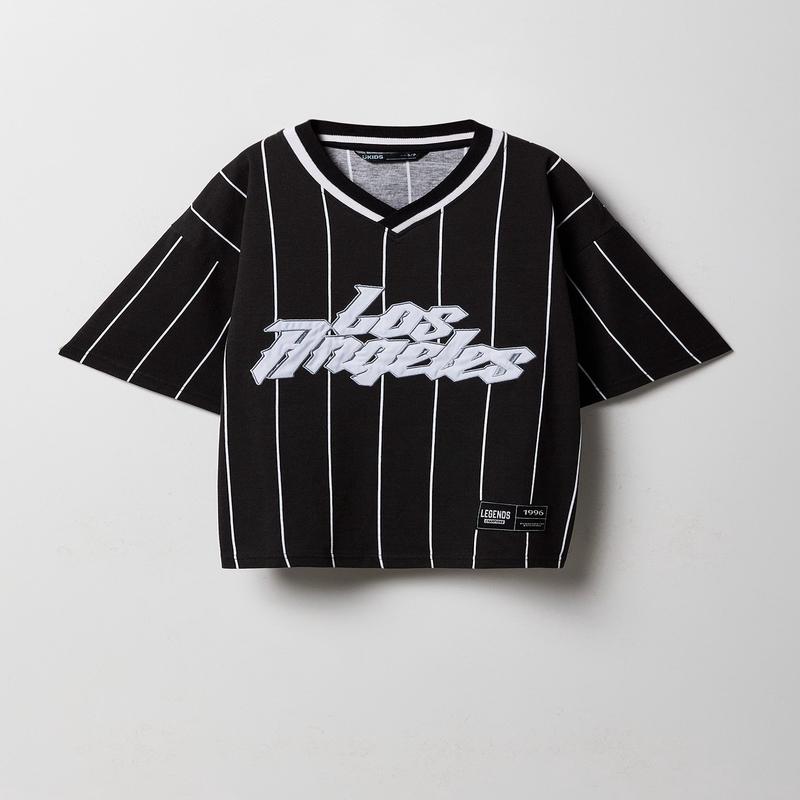 Boys LA Twill Embroidered Jersey