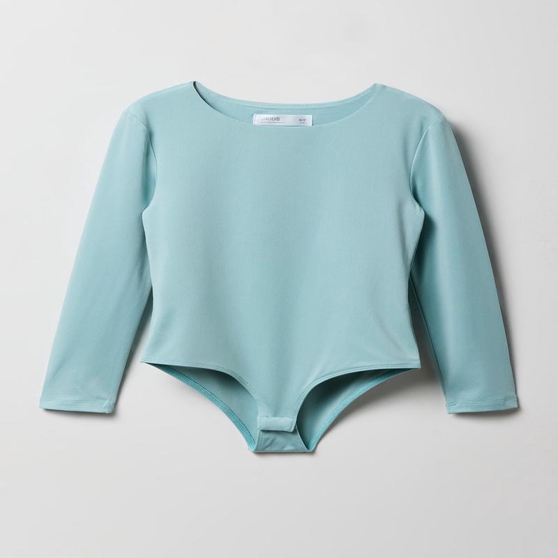 Girls Smooth Long Sleeve Bodysuit