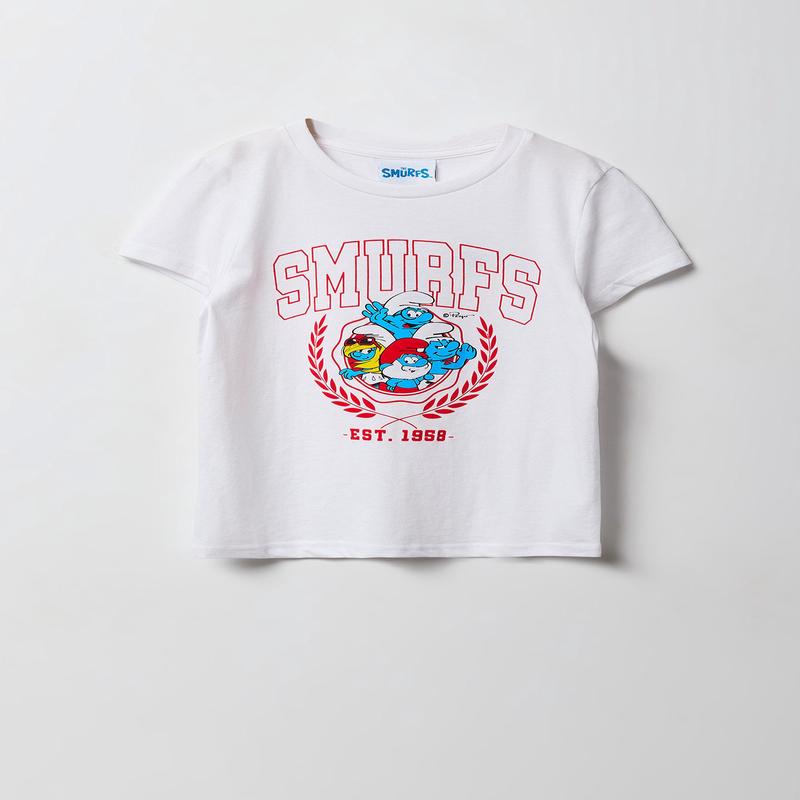 Girls Smurfs Graphic T-Shirt