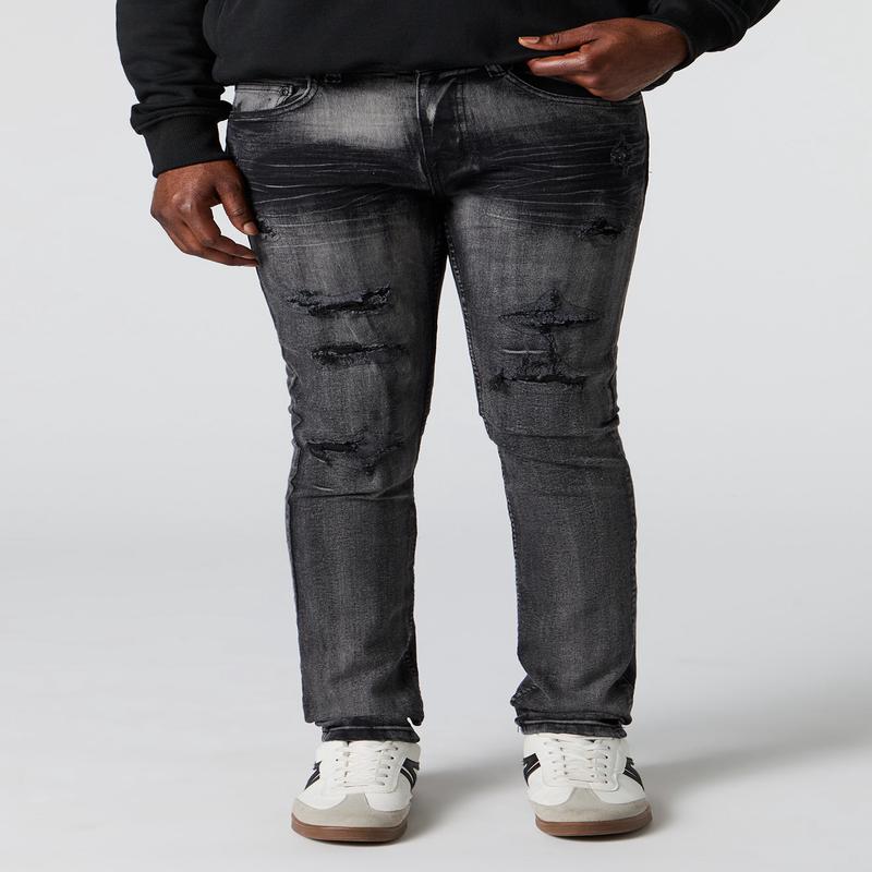 Ripped Skinny Black Jean