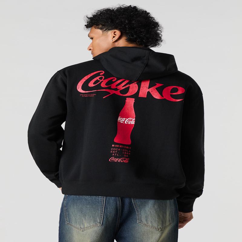 Coke Graphic Fleece Hoodie