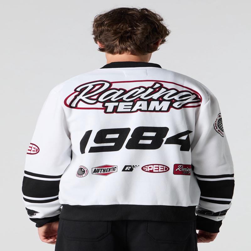 Motor Sport Fleece Racing Jacket