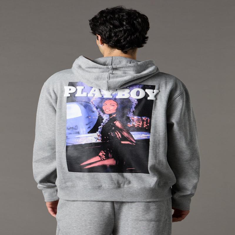Playboy Puff Print Fleece Hoodie