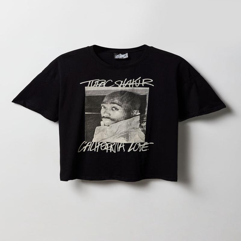 T-shirt coupe garonne  imprim Tupac Cali Love