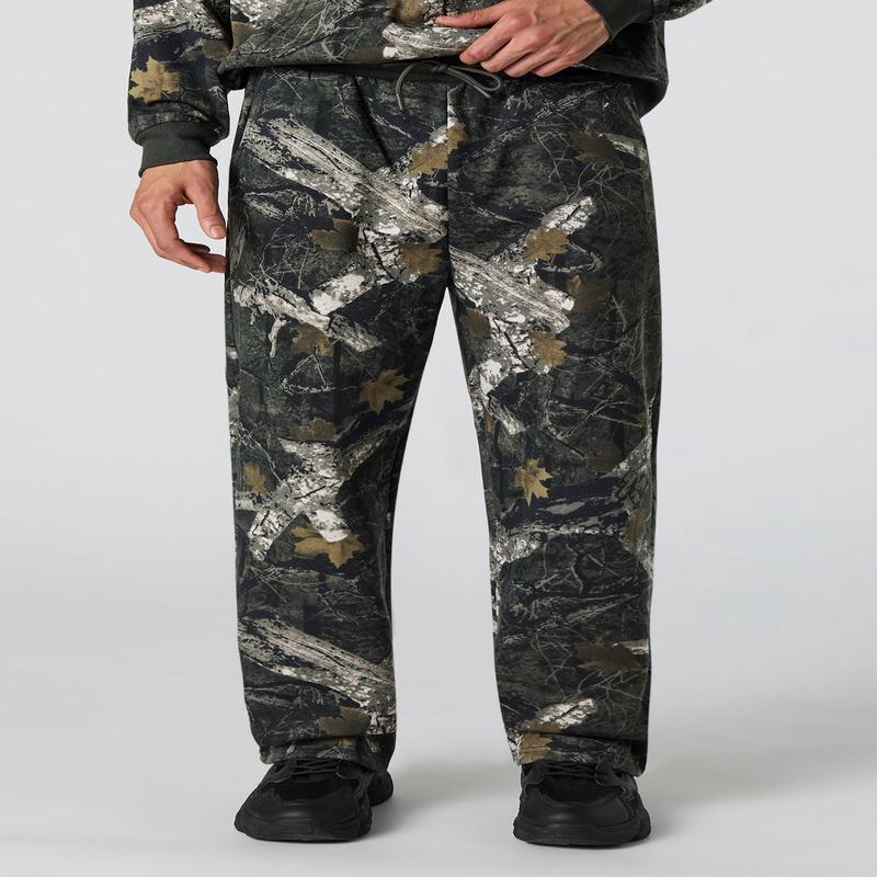 Camo Print Fleece Sweatpant