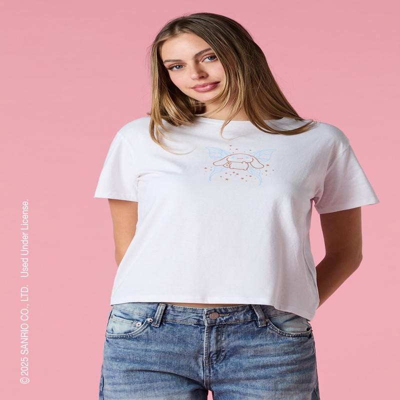 Cinnamoroll Embroidered Graphic T-Shirt