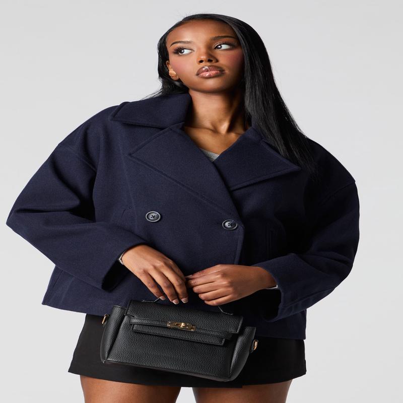 Double Breasted Short Coat