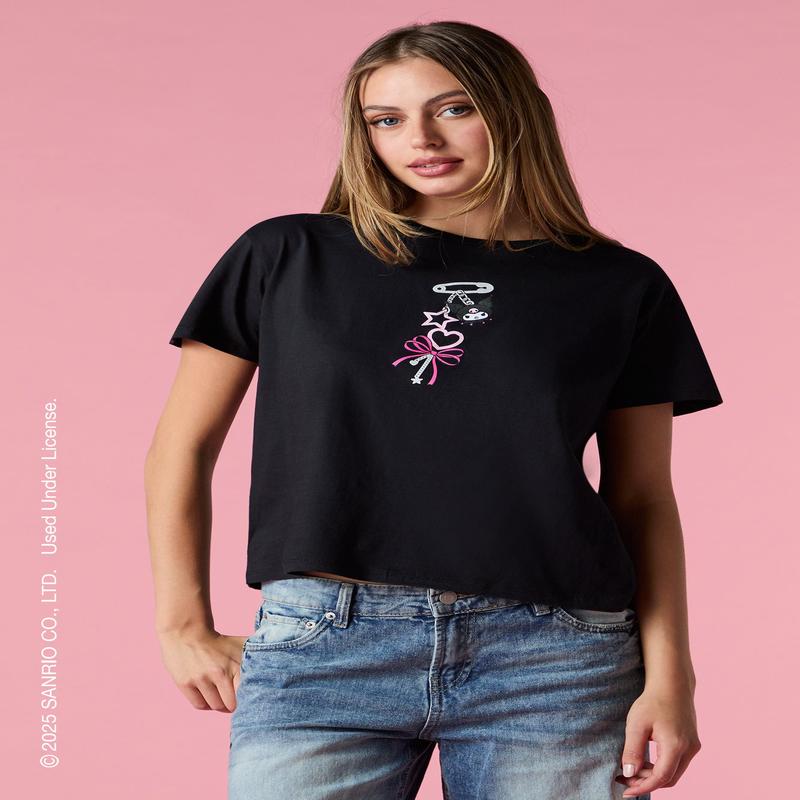 Kuromi Keychain Graphic T-Shirt