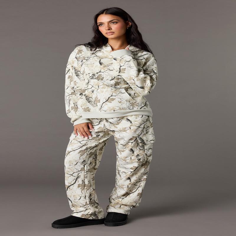 Pantalon d'entranement cargo  jambe large avec imprim Playboy