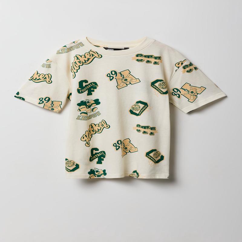 T-shirt  imprim sports pour garons