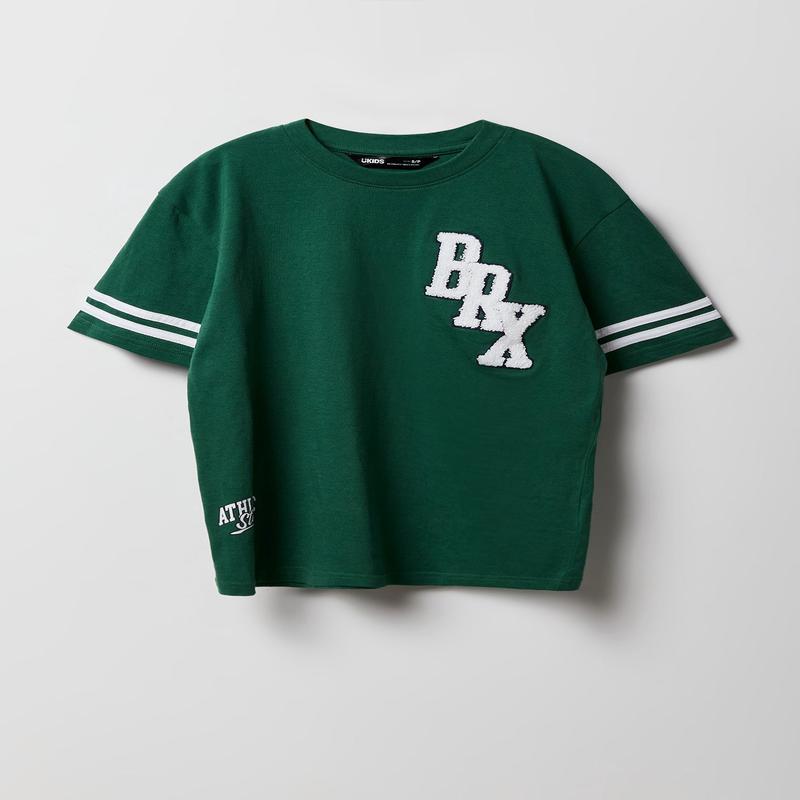 Boys Chenille Embroidered T-Shirt