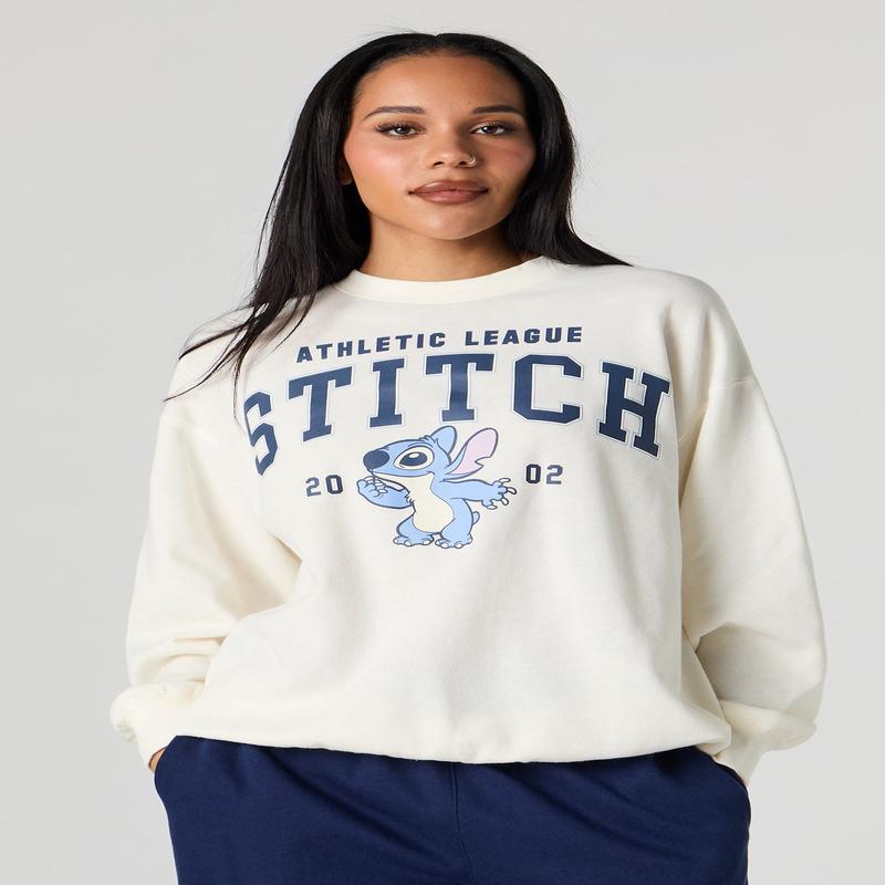 Chandail en molleton  imprim Stitch