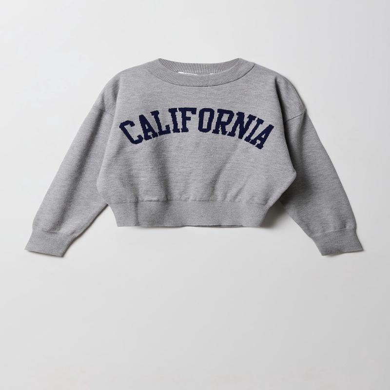 Chandail en tricot jacquard pour filles