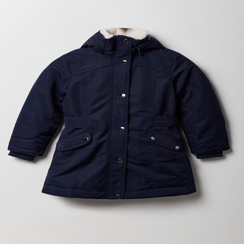 Girls Faux Fur Lined Parka