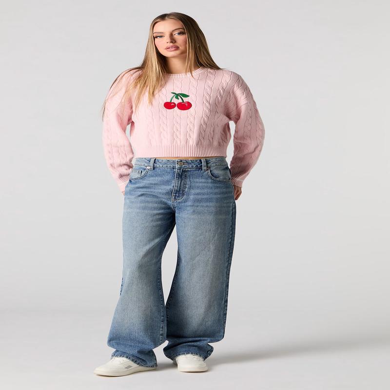 High Rise Wide Leg Medium Jean