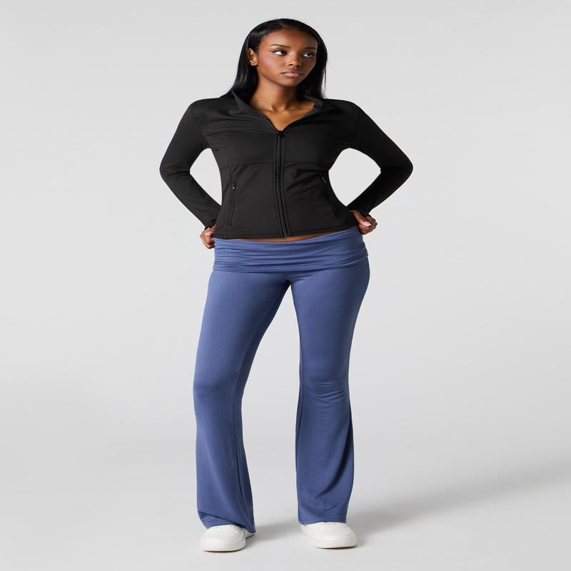 Legging doux vas  taille replie