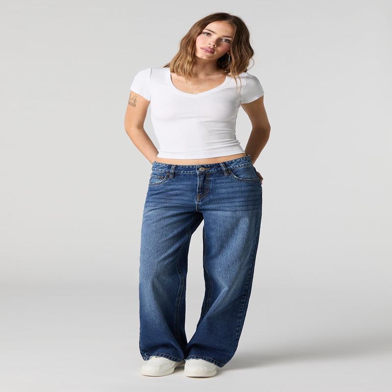 Low Rise Skater Dark Jean