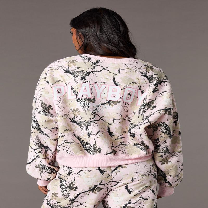 Playboy Boxy Fleece Sweatshirt