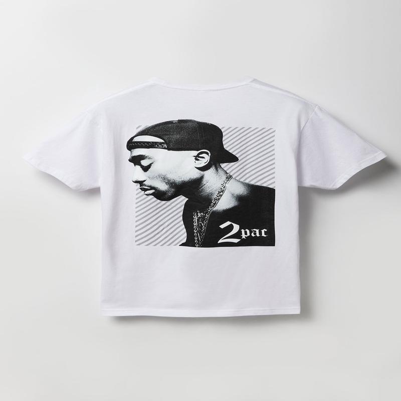 T-shirt ample  imprim Tupac