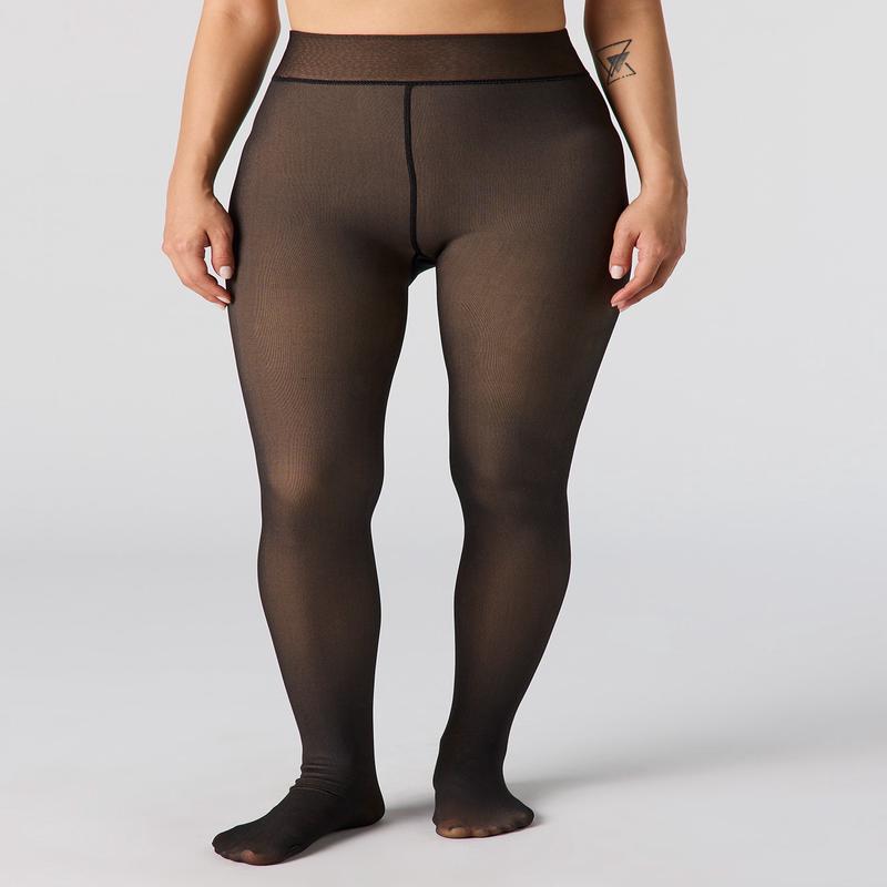 Bas collants doubls de peluche