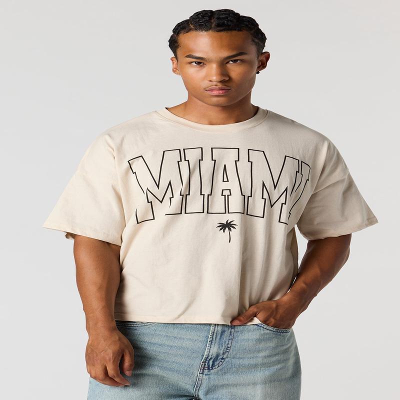 Miami Graphic Boxy T-Shirt