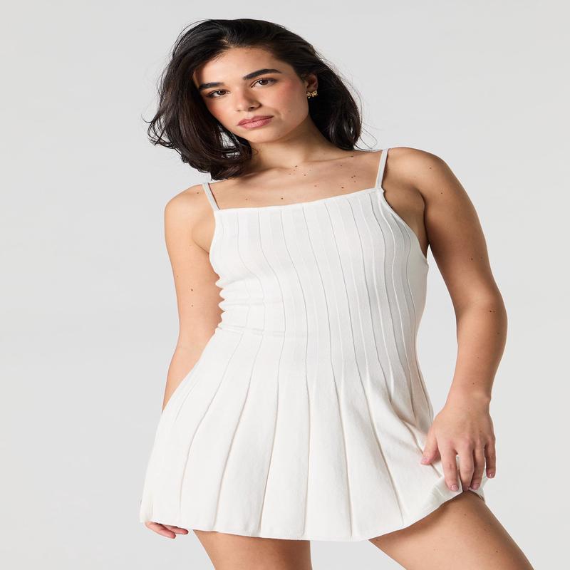 Minirobe plisse en tricot