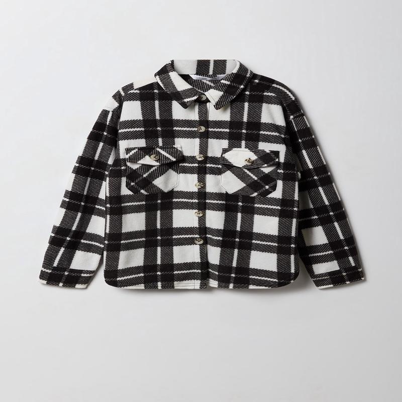 Surchemise en flanelle  carreaux pour fille