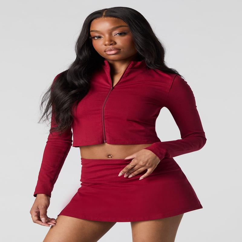 Active Slit Mini Skort