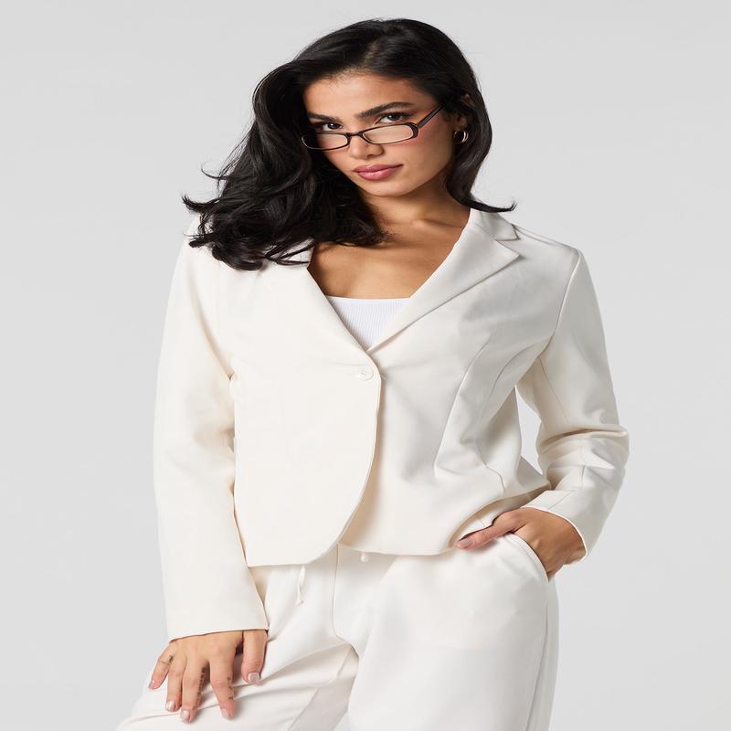 Blouson ajust  un bouton