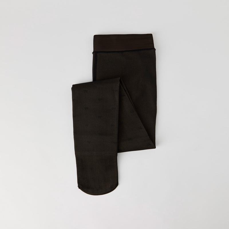 Collants doubls de molleton avec effet diaphane