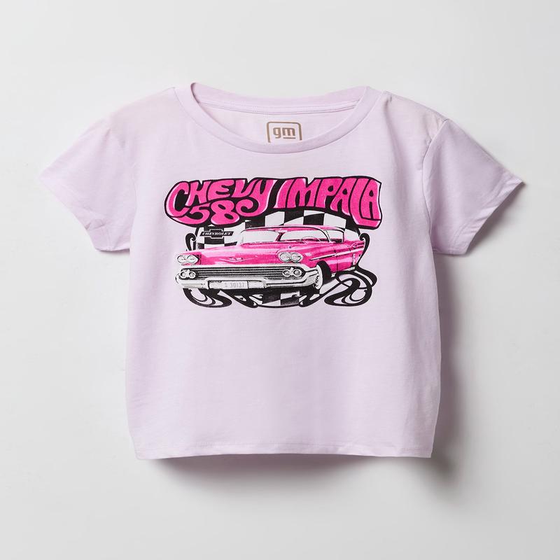 Girls Chevy Impala Graphic T-Shirt