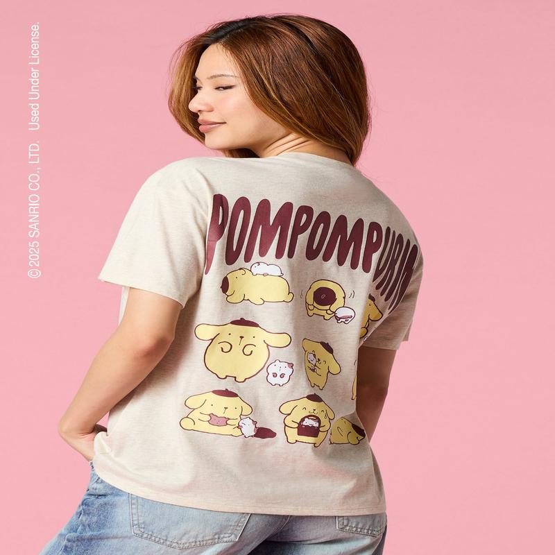 Pompompurin Graphic Boyfriend T-Shirt
