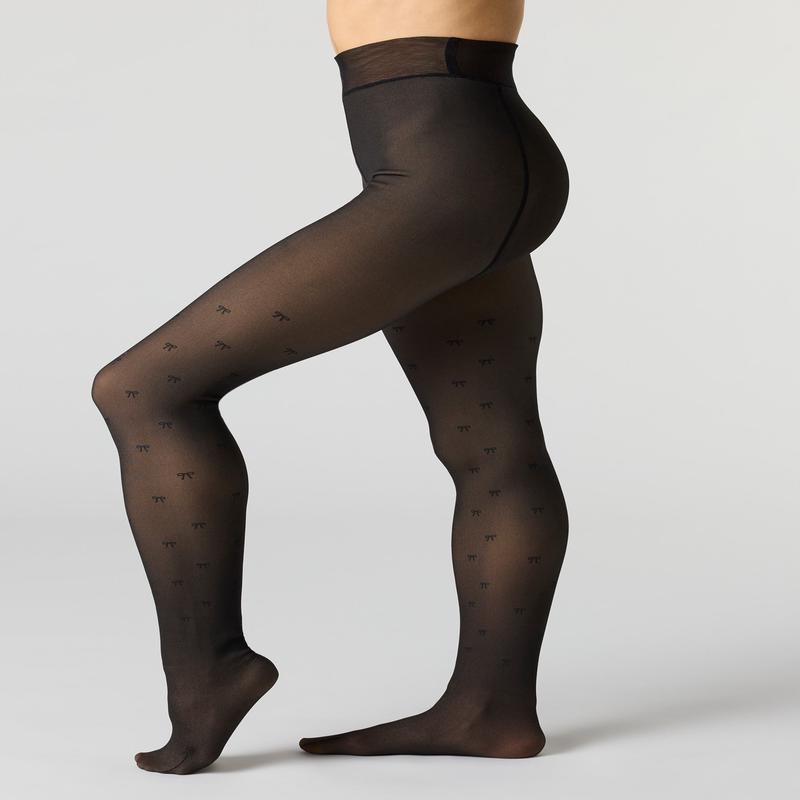Sheer Effect Fleece Lined Tights