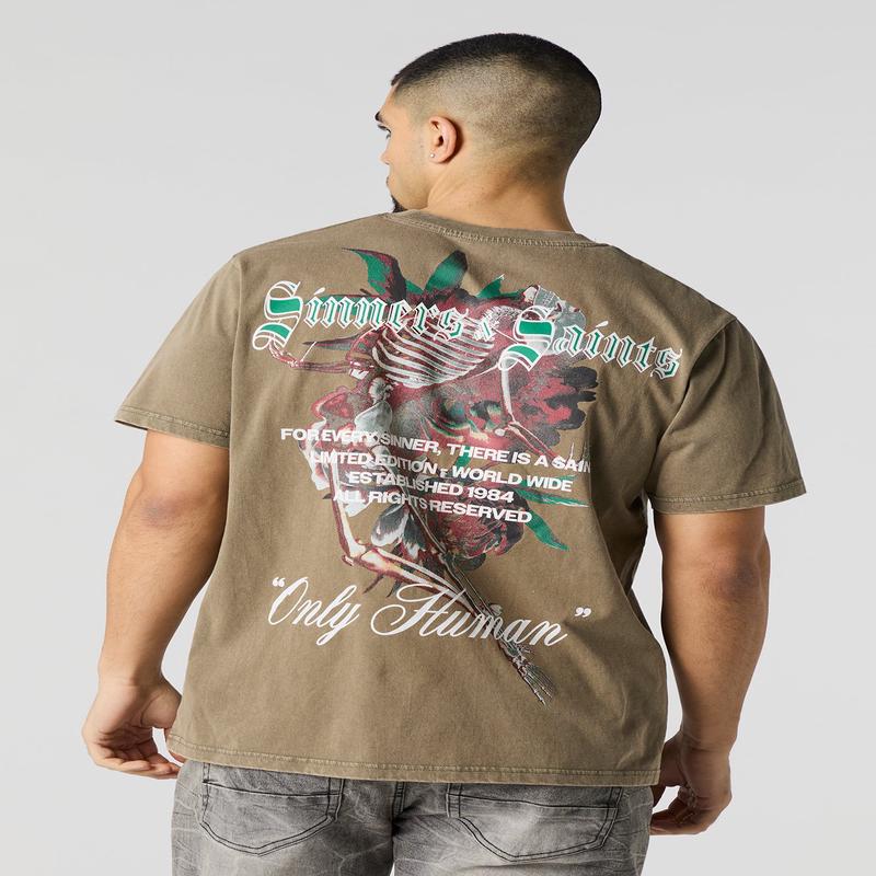 Sinners & Saints Graphic Washed T-Shirt