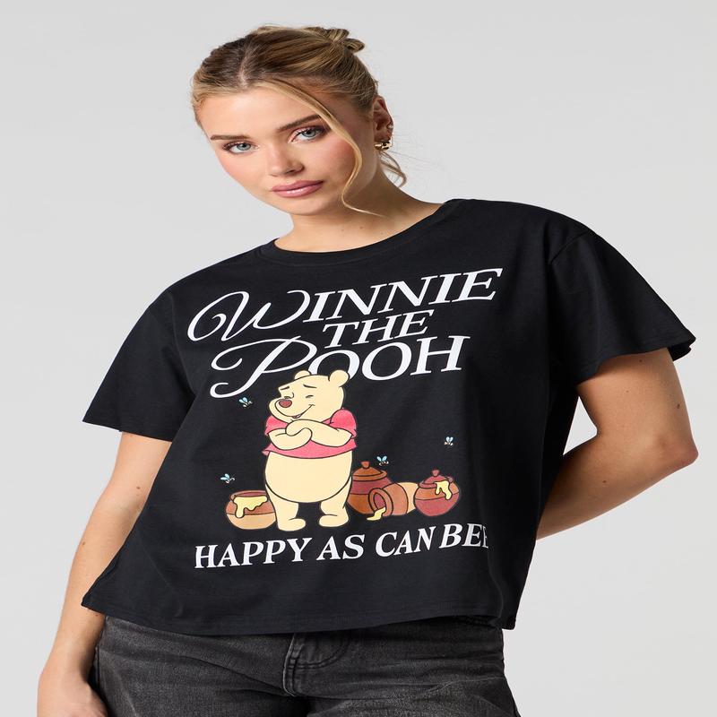 T-shirt coupe garonne  imprim Winnie The Pooh
