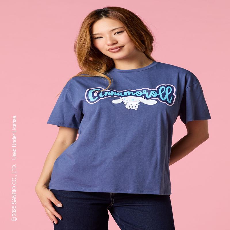 T-shirt de coupe garonne  imprim Cinnamoroll