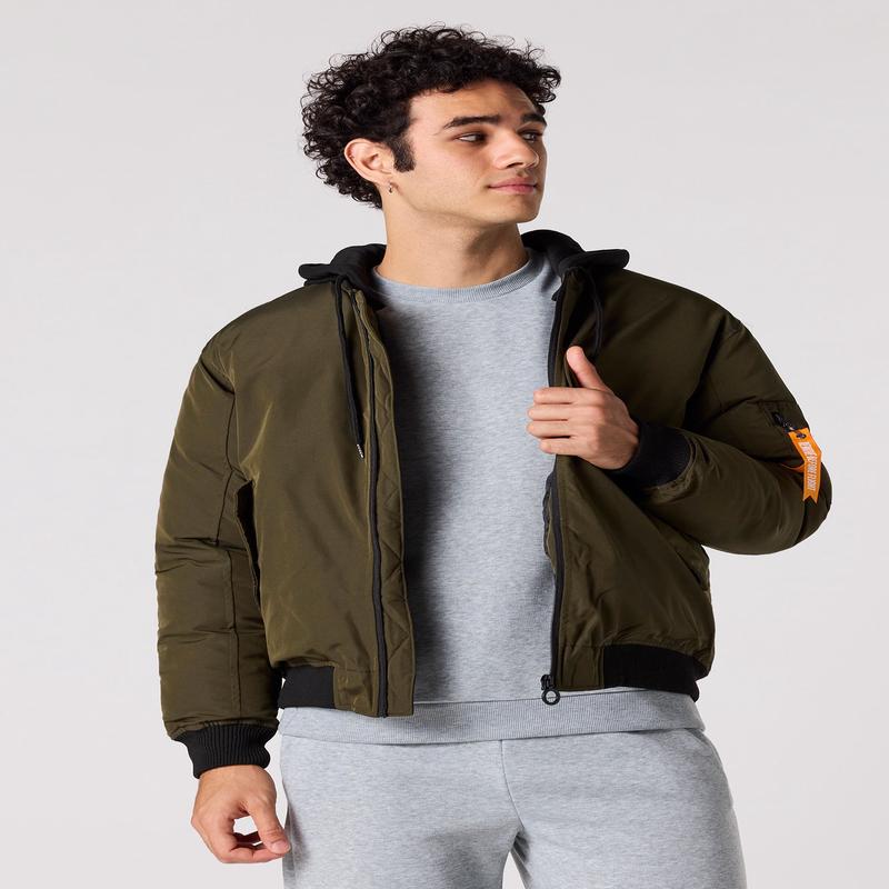 Blouson aviateur  capuchon