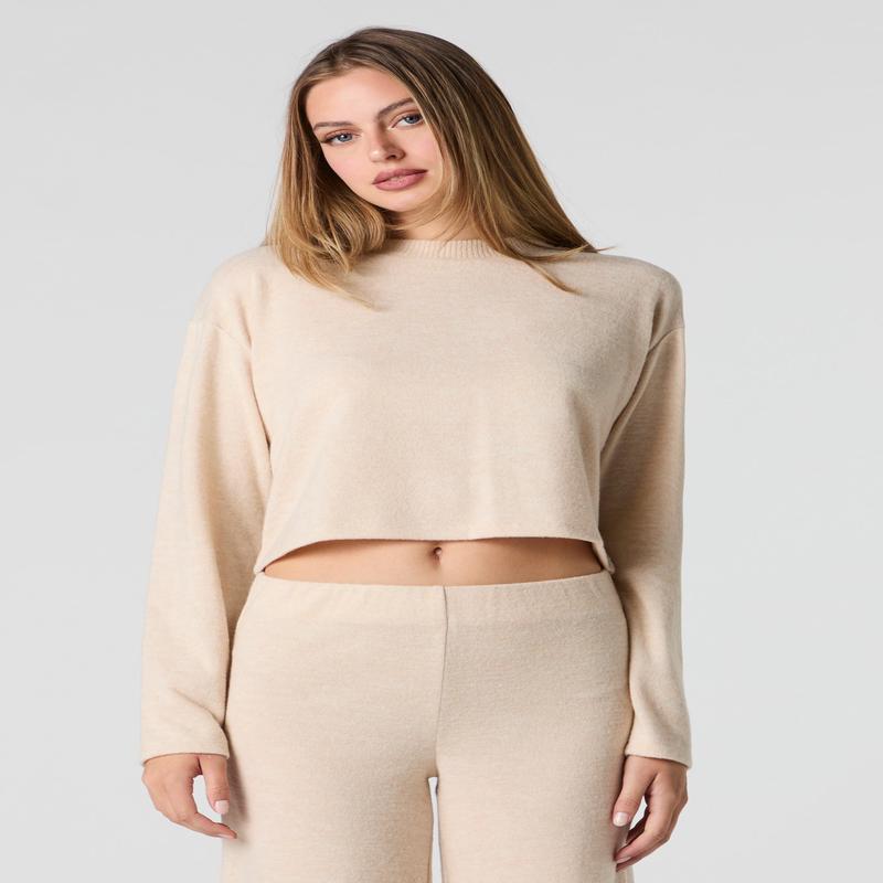 Chandail court en tricot