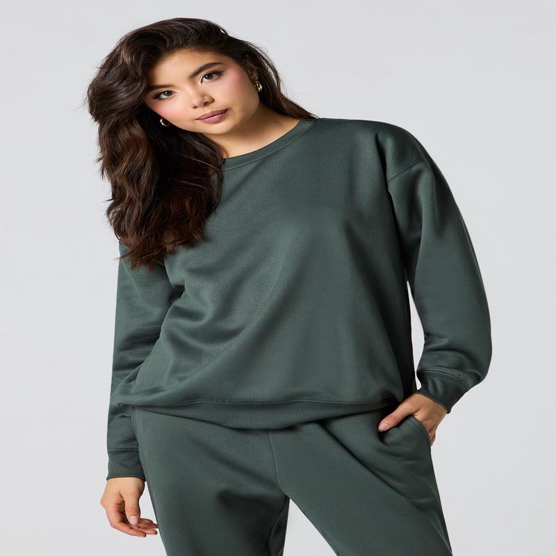 Chandail surdimensionn en molleton doux