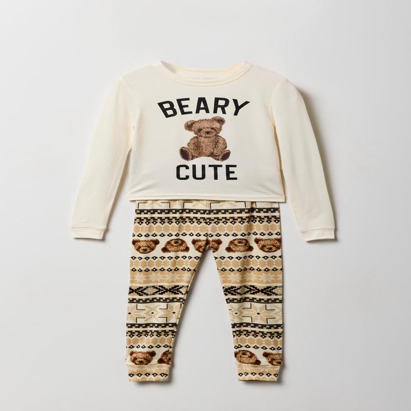 Ensemble deux-pices Pyjamas de famille  imprim Bear Hugs pour tout-petit